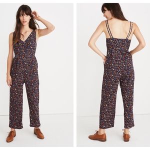 New w/ Tags Madewell V-Neck Jumpsuit Garden Party